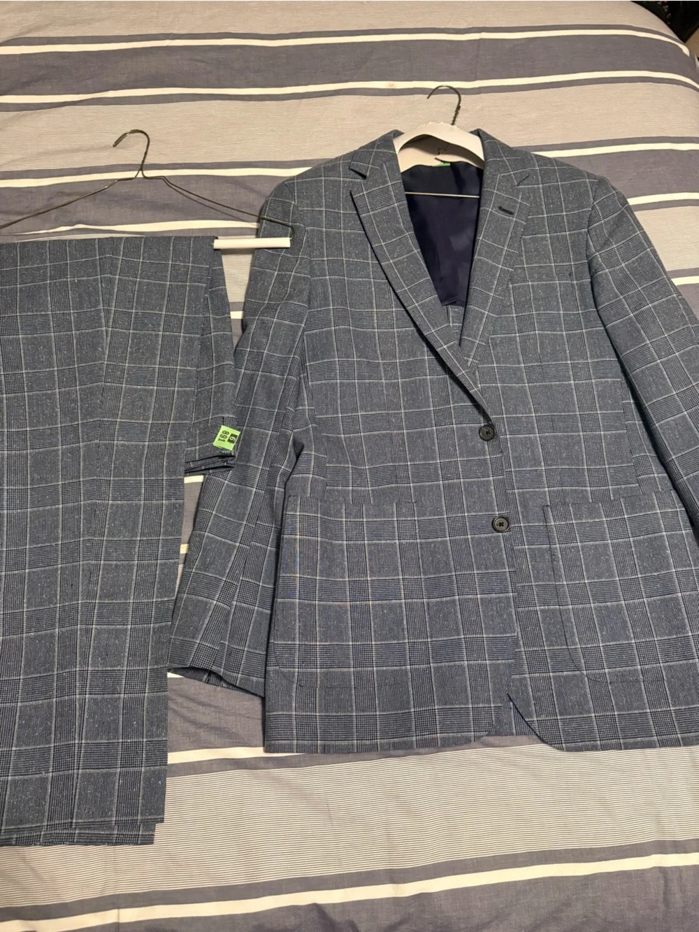 Brooks Brothers Blue Windowpane Two-Piece Suit